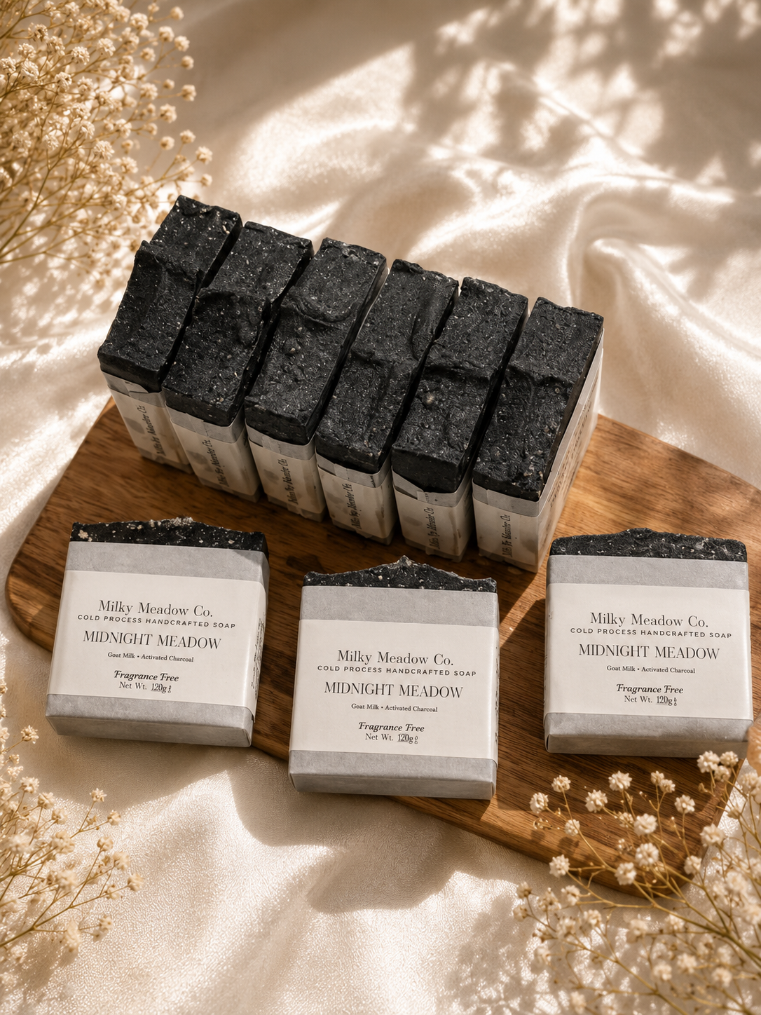 Midnight Meadow | Goat Milk & Activated Charcoal Soap