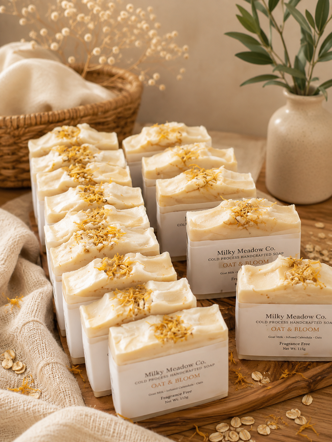 Calendula & Colloidal Oatmeal Goat Milk Soap
