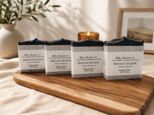 Midnight Meadow | Goat Milk & Activated Charcoal Soap